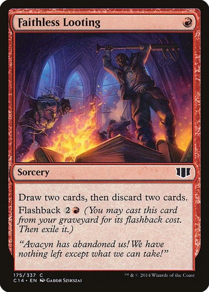 Faithless Looting, Commander 2014 175
