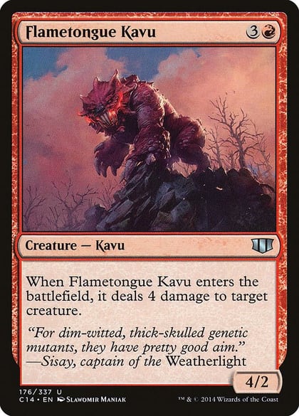 Flametongue Kavu, Commander 2014 176