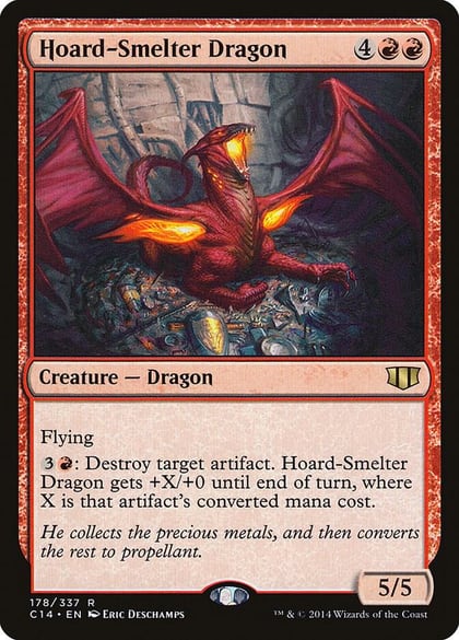 Hoard-Smelter Dragon, Commander 2014 178