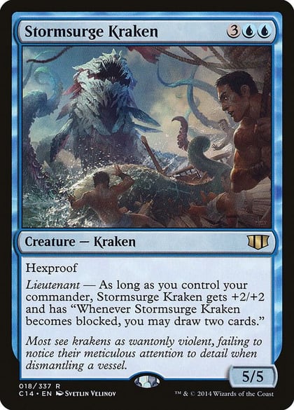 Stormsurge Kraken, Commander 2014 18