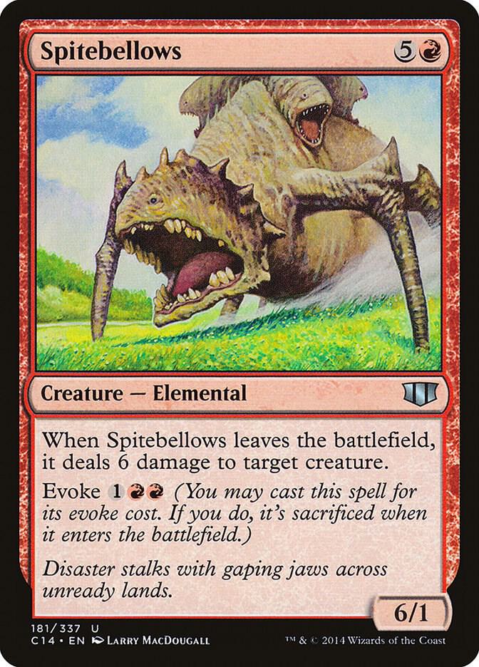 Spitebellows, Commander 2014 181