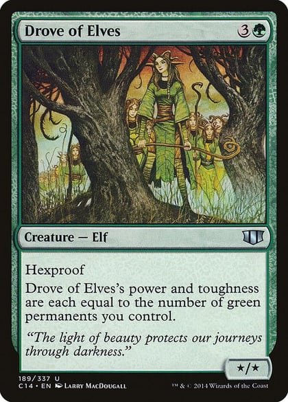 Drove of Elves, Commander 2014 189