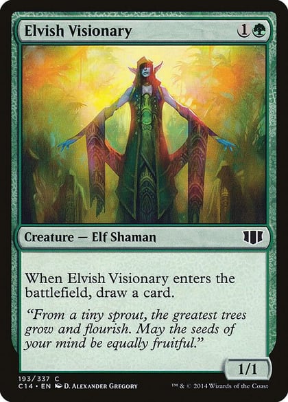 Elvish Visionary, Commander 2014 193