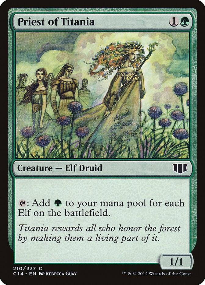 Priest of Titania, Commander 2014 210