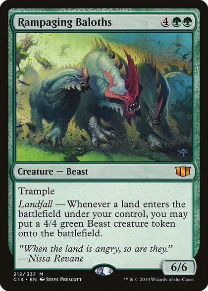 Rampaging Baloths, Commander 2014 212