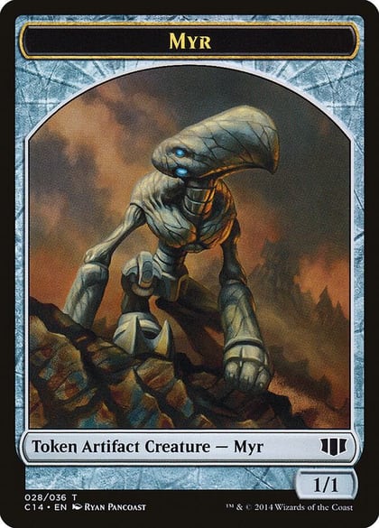 Myr // Pentavite Double-Sided Token, Commander 2014 28 // 29