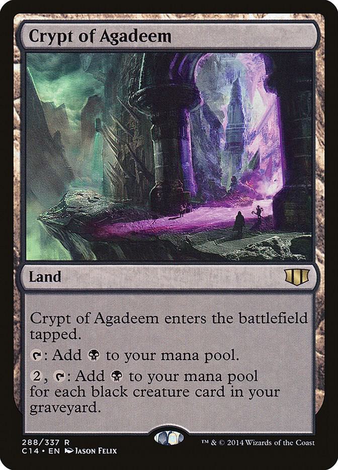Crypt of Agadeem, Commander 2014 288