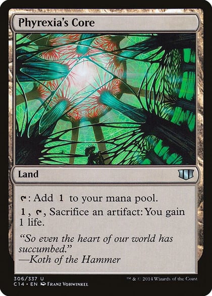 Phyrexia's Core, Commander 2014 306