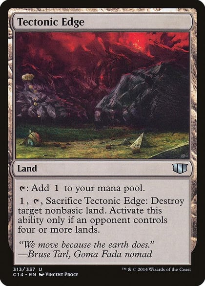 Tectonic Edge, Commander 2014 313