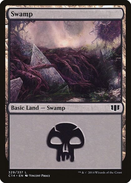 Swamp (329), Commander 2014 329