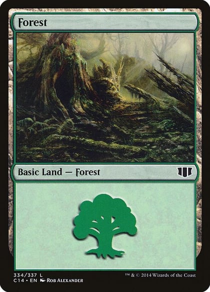 Forest (334), Commander 2014 334