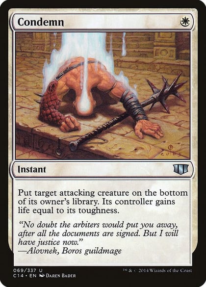 Condemn, Commander 2014 69