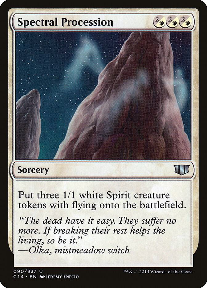 Spectral Procession, Commander 2014 90