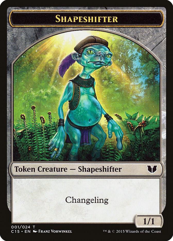Shapeshifter // Shapeshifter Double-Sided Token, Commander 2015 1 // 1