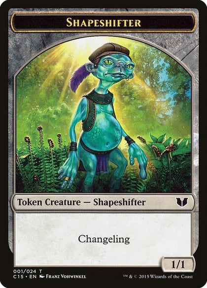 Shapeshifter // Shapeshifter Double-Sided Token, Commander 2015 1 // 1