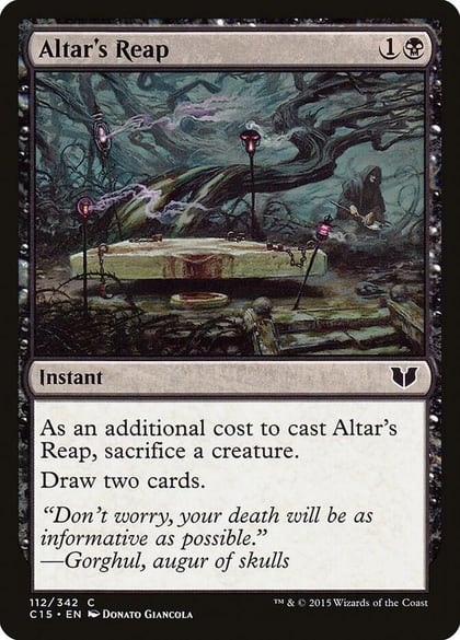 Altar's Reap, Commander 2015 112