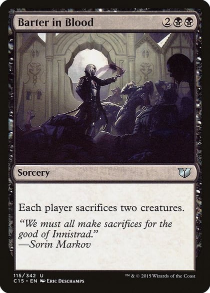 Barter in Blood, Commander 2015 115