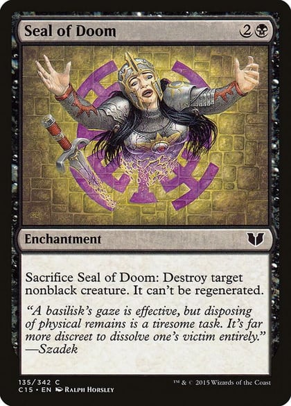 Seal of Doom, Commander 2015 135