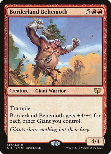 Borderland Behemoth, Commander 2015 142