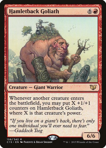 Hamletback Goliath, Commander 2015 156