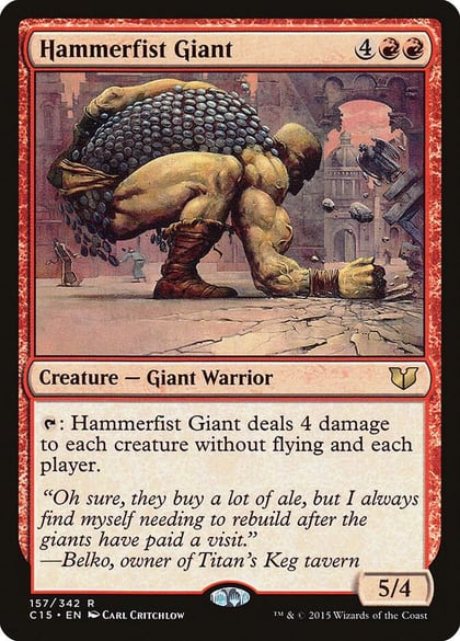 Hammerfist Giant, Commander 2015 157