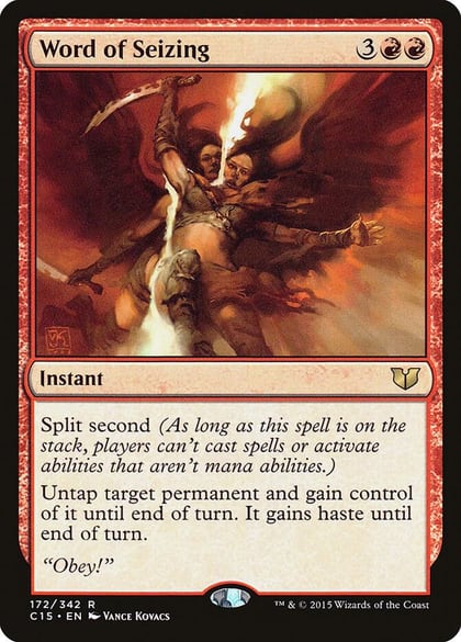 Word of Seizing, Commander 2015 172