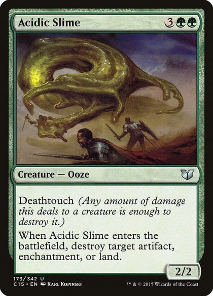 Acidic Slime, Commander 2015 173