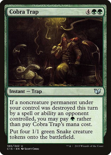 Cobra Trap, Commander 2015 180