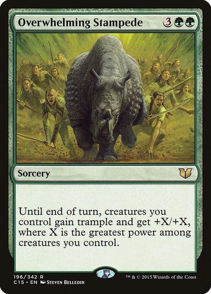 Overwhelming Stampede, Commander 2015 196