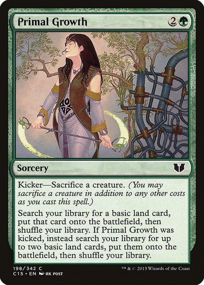 Primal Growth, Commander 2015 198