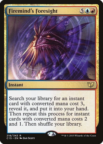 Firemind's Foresight, Commander 2015 218