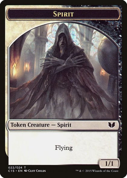 Spirit (022) // Angel Double-Sided Token, Commander 2015 22 // 2