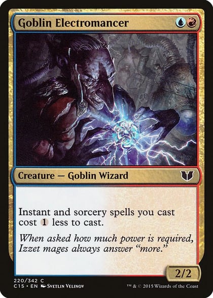 Goblin Electromancer, Commander 2015 220