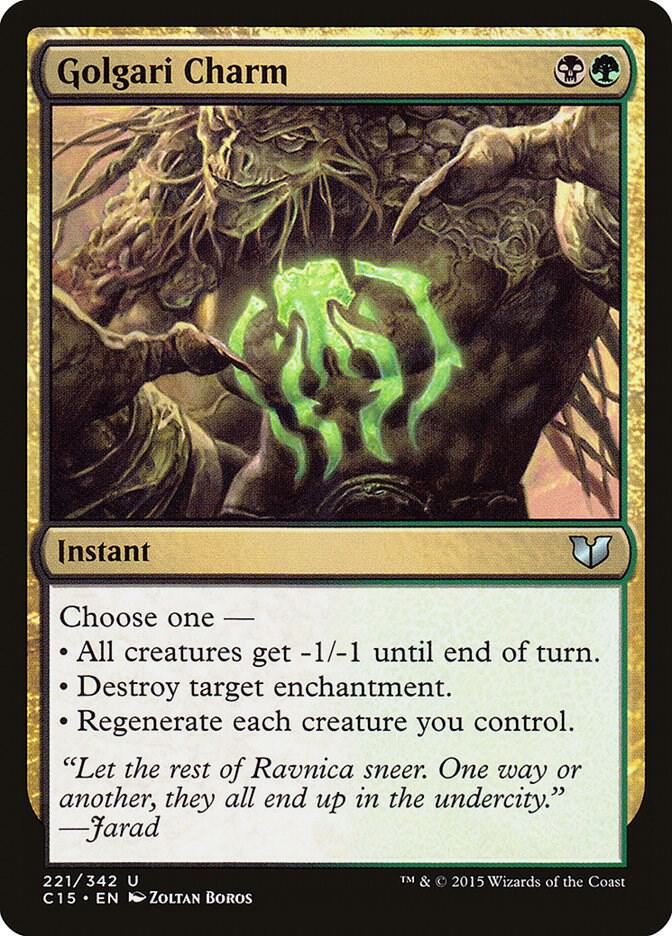 Golgari Charm, Commander 2015 221