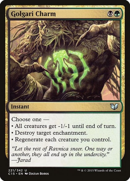Golgari Charm, Commander 2015 221