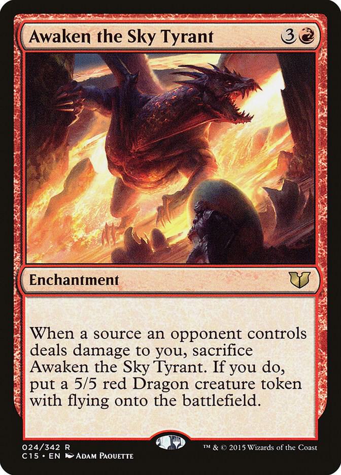 Awaken the Sky Tyrant, Commander 2015 24