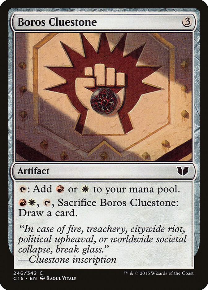 Boros Cluestone, Commander 2015 246
