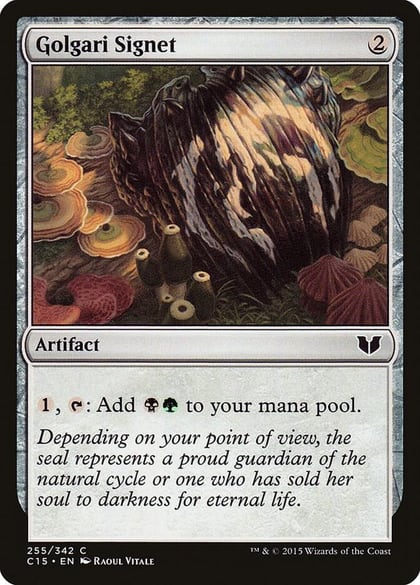 Golgari Signet, Commander 2015 255