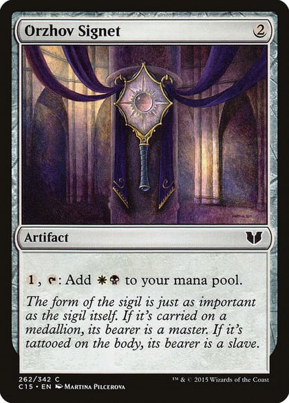 Orzhov Signet, Commander 2015 262