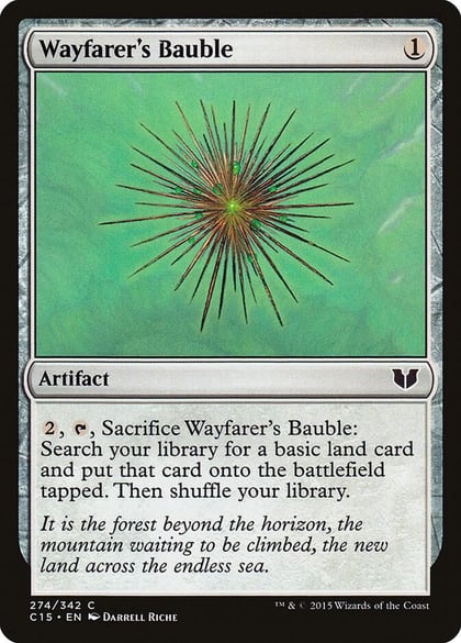 Wayfarer's Bauble, Commander 2015 274