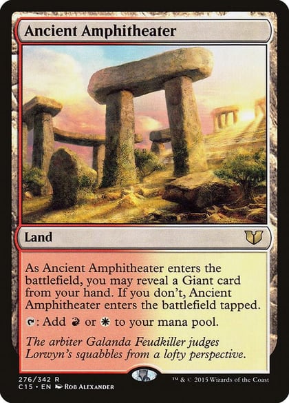 Ancient Amphitheater, Commander 2015 276