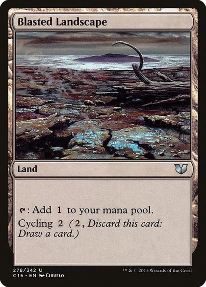 Blasted Landscape, Commander 2015 278