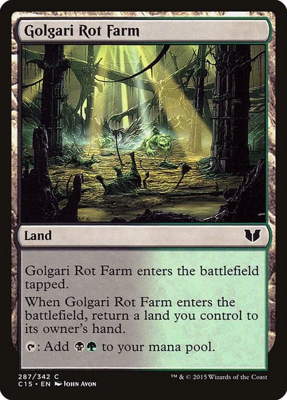 Golgari Rot Farm, Commander 2015 287
