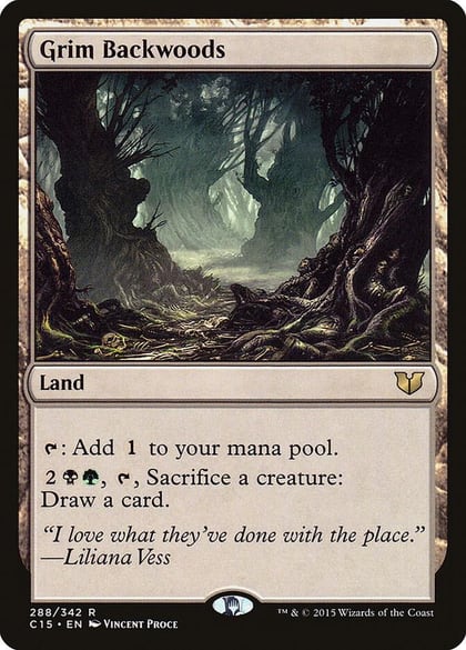 Grim Backwoods, Commander 2015 288