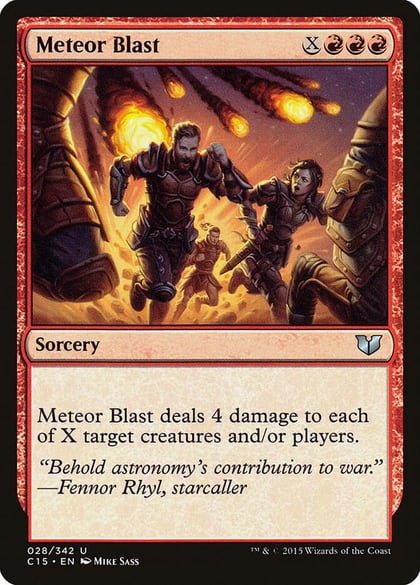 Meteor Blast, Commander 2015 28