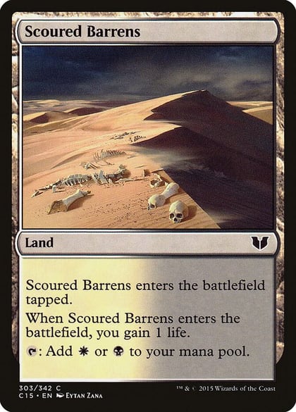 Scoured Barrens, Commander 2015 303