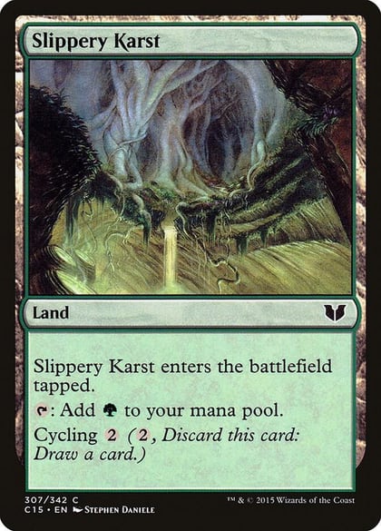 Slippery Karst, Commander 2015 307