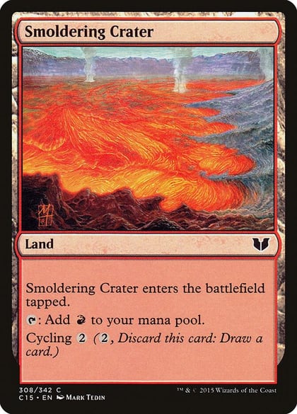 Smoldering Crater, Commander 2015 308
