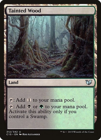 Tainted Wood, Commander 2015 312