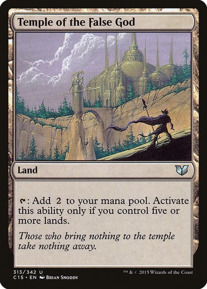 Temple of the False God, Commander 2015 313